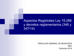 Presentaci&oacute;n 2. ( pdf 50 kb ) - Direcci&oacute;n General de Registros