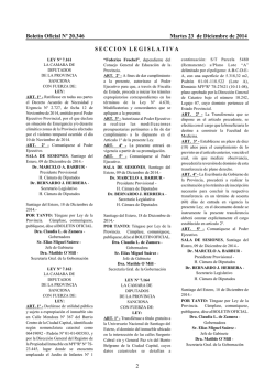 boletin del dia - Boletin Oficial de la Provincia