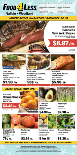 Food4Less Ad December 24, 2014 - Food 4 Less Woodland