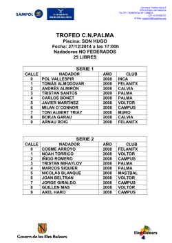 serie 2 - Club Nataci&oacute; Palma