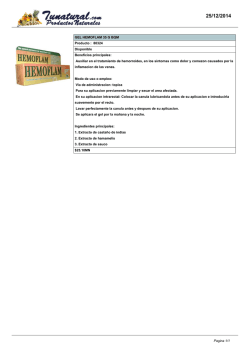 GEL HEMOFLAM 35 G BQM Producto : 80324 Disponible