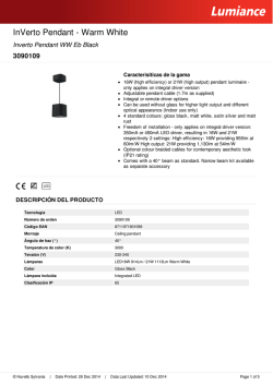 Hoja de datos - Havells Sylvania