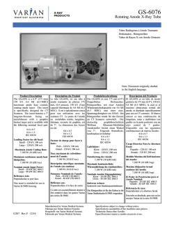 GS-6076 Rev F - Varian Medical Systems
