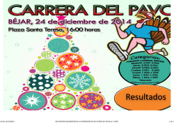 DESCARGUE las clasificaciones en PDF - La Gaceta de Salamanca