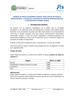 Lineamientos para solicitud de apoyo econ&oacute;mico parcial para