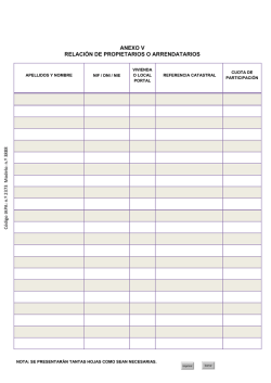 ANEXO V RELACI&Oacute;N DE PROPIETARIOS O ARRENDATARIOS