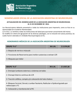 Descargar Nomenclador al 31 de diciembre de 2014 en formato PDF