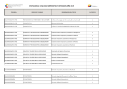 Concurso de M&eacute;ritos y Oposiciones 2015 - Agencia de Regulaci&oacute;n y