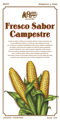 Almuerzo y Cena - Cracker Barrel