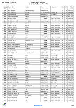 San Silvestre Riosecana I Carrera de las Cuatro Catedrales