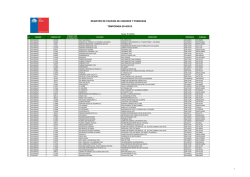 temporada 2014/2015 registro de packing de carozos y pomaceas