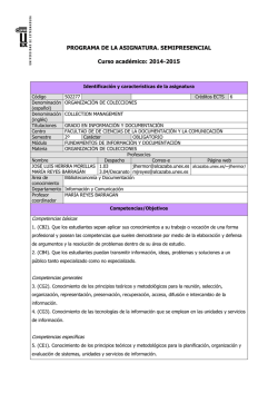 Organizaci&oacute;n de colecciones