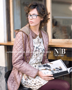 AUTUMN - WINTER COLLECTION 2014-2015