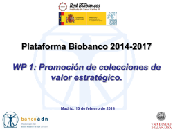 colecciones - Red Biobancos