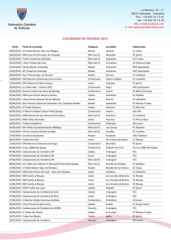 Calendario 2015.pdf - Federaci&oacute;n C&aacute;ntabra de Ciclismo