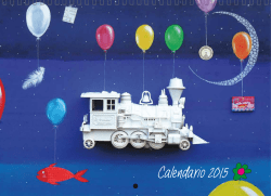 Calendario 2015 - Associazione Bianca Garavaglia