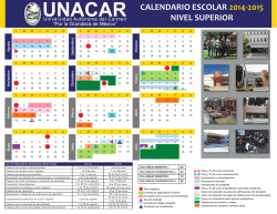CALENDARIO ESCOLAR 2014
