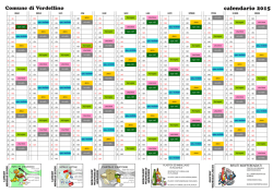 calendario 2015 - Comune di Verdellino