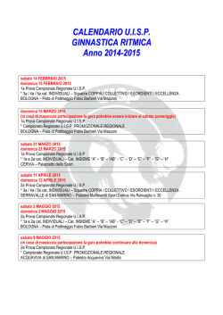CALENDARIO 2015