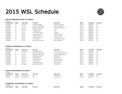 Download 2015 Schedule PDF