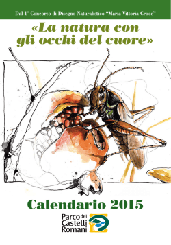 &laquo;La natura con gli occhi del cuore&raquo; Calendario 2015