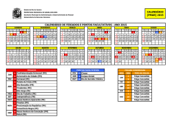 Calend&aacute;rio 2015 - Prefeitura Municipal de Angra dos Reis