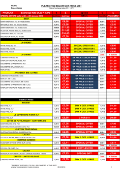 TARIF PROMO UNTIL 5th January 2015 GBP 1 27 M