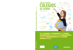 Gu&iacute;a de los Mejores Colegios de Espa&ntilde;a 2014-2015