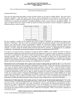 6 - 2015 Meal Benefit Income Eligibility Form Letter