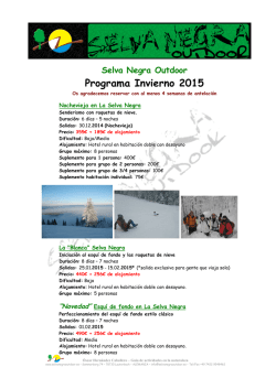 Programa Invierno 2015