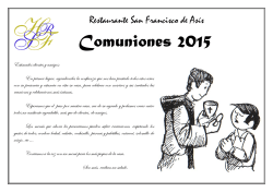 Comuniones 2015 - Hotel Rural San Francisco de As&iacute;s