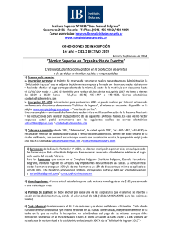 &ldquo;T&eacute;cnico Superior en Organizaci&oacute;n de Eventos&rdquo;