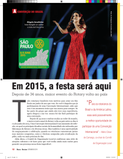Em 2015, a festa ser&aacute; aqui