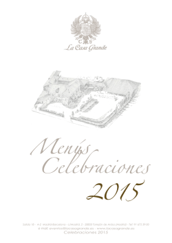 Celebraciones 2015