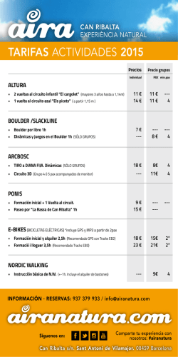 PRECIOS Y CONDICIONES (Descargar pdf)