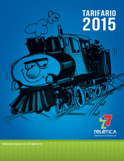 TARIFARIO - Teletica