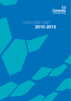 Corporate Plan 2010&ndash;2015