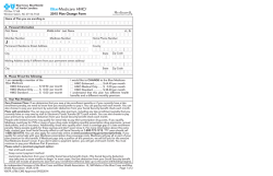 HMO BlueMedicare 2015 Plan Change Form