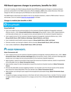 2015 - Health Care Authority