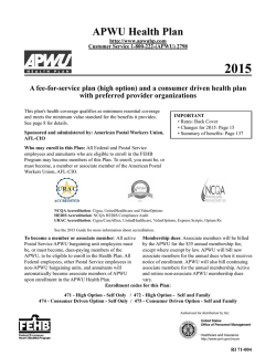 2015 Federal Brochure