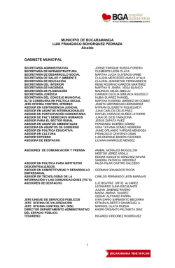 Plan de Desarrollo de Bucaramanga