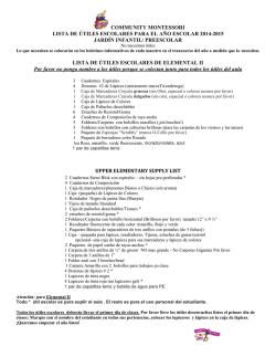 Supply List Espan 2014-2015