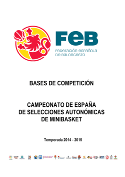 Bases de Competici&oacute;n MINI 14/15