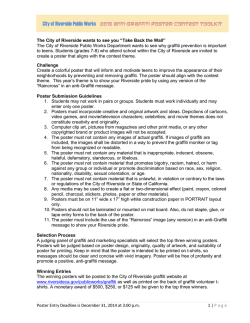 City of Riverside Public Works 2015 anti