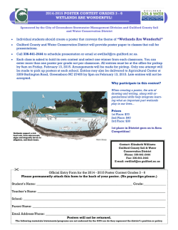 2014-2015 POSTER CONTEST GRADES 3