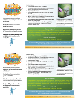 the 2014/2015 Poster and Essay Contest fl