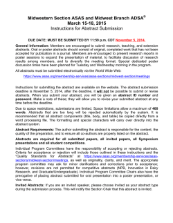 2015 Abstract Submission Instructions (PDF)