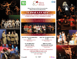 &ldquo;CANADA ROARS&rdquo; - Odyssey Showcase