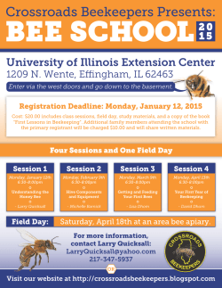 3rd Draft-Bee School 2015 Poster