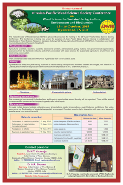 Asian-Pacific Weed Science Society Conference